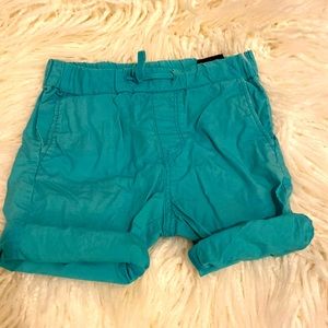Beautiful aqua green toddler shorts for boys